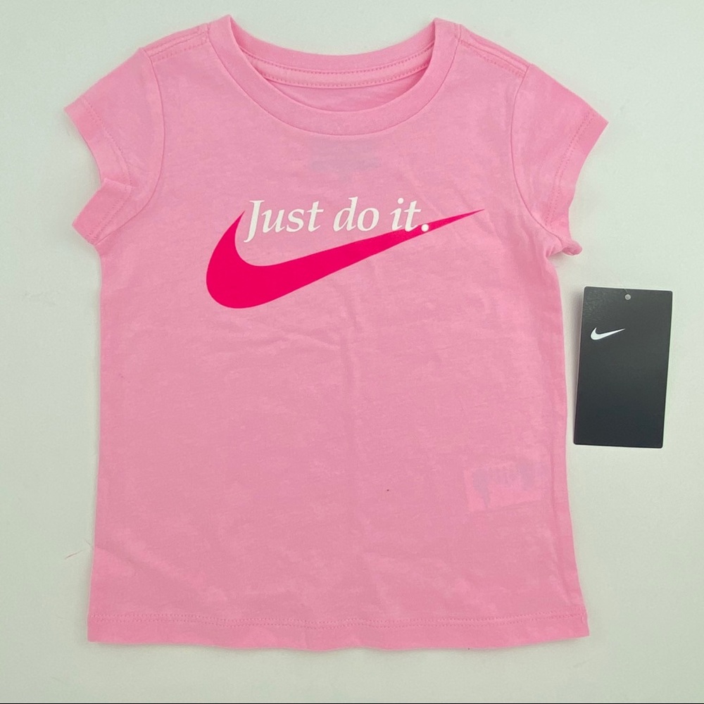 Nike Toddler Girls Short Sleeve Shirt Size 3T Pink NWT NEW